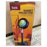 Itek Sunset Projector Lamp, USB Powered
