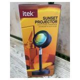Itek Sunset Projector Rainbow Lamp USB Powered