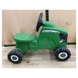 John Deere Green Plastic Ride-On Toy Tractor