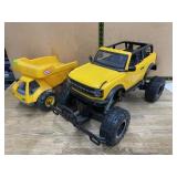 New Bright RC Bronco & Little Tikes Dump Truck