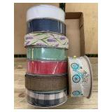 8 Premium Assorted Wired Edge Ribbons