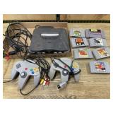 Nintendo 64 Console with Controllers and 7 Games