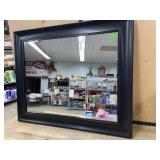 Rectangular Mirror With Black 28x34 Frame