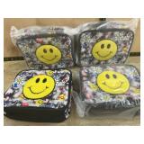 Emojination Plush Smiley Face lunch boxes 4 Pc