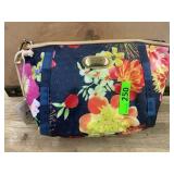 Oilily Floral Navy S-Pouch with Tag