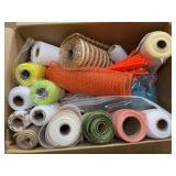 Mesh Rolls and Craft Pipe Cleaners Lot