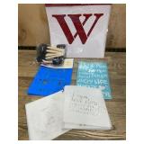 Craft Stencils and Foam Brush Set