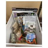 Craft Supplies Lot with Decor and Alphabet Sets