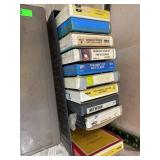 8-Track Country Music Tapes In Storage Case