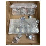 Heart-Shaped Metal Place Card Holders, Bulk Lot