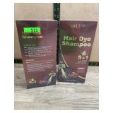 ALVP 5 in 1 Hair Dye Shampoo, 2 Boxes