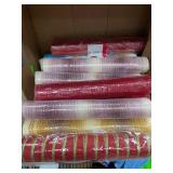 12 Deco Mesh Rolls Assorted Colors