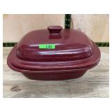 Pampered Chef 3.1 Qt Stoneware Baker w/ Lid