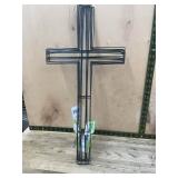 6 Floral Garden Cross Wreath Frames