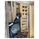 Burgess Vibro Tool with Bits in Wood Case