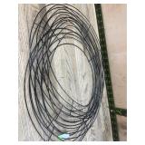 4 Floral Wire Wreath Frames, Metal