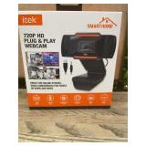 Itek 720P HD Plug & Play Webcam New
