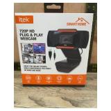 Itek 720P HD Plug & Play Webcam