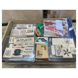 Lot Rubber Stamps and Accessories
