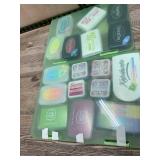 Ink Pads in Storage Case, 16 Pieces
