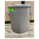 1998 Rowe Pottery Works Stoneware Crock