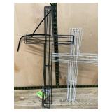 7 Wire Cross-Shaped Floral Frames