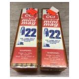 CCI MINI MAGE 22 LONG RIFLE CARTRIDGES 100 ROUND