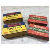 4 BOX WESTER SUPER X 22 LONG RIFLE 50 ROUNDS / REM