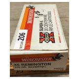 WINCHESTER SUPER X RIFLE CARTRIDGES 35 REMINGTON P