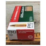 LELLIER & BELLOT 7,65 BROWNING .32 AUTO  50 ROUNDS