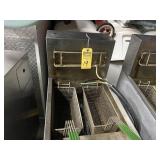 DEAN SR14ESD STAINLESS STEEL ELECTRIC 2 BASKET