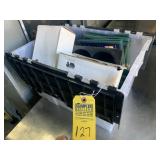 LOT ASSORTED DRINK SUPPLIES, BEER CADDIES, MENUS,