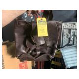 BROWN LEATHER BACKPACK