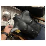 ASSORTED PIECES - 3- MANNEQUINS / 1- SHELL STATUE