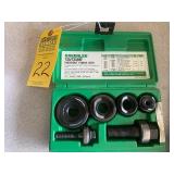 GREENLEE 735BB BALL BEARING KNOCKOUT PUNCH SET