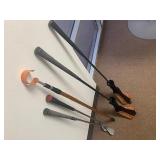 ASSORTED GOLF CLUBS - 2 CLEVELEND WEDGES (58DEG,