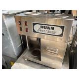BUNN STAINLESS STEEL POWER-O-MATIC COFFEE BREWER