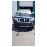 2011 JEEP GRAND CHEROKEE OVERLAND - BLACK -