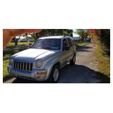 2002 JEEP LIBERTY LIMITED - SILVER -