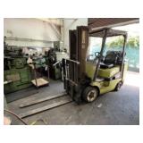 CLARK CGC25 FORKLIFT - 3 STAGE - SIDE SHIFT - SERI