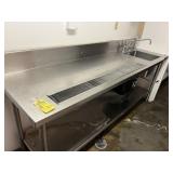 STAINLESS STEEL SINK TABLES WITH DRAIN - 6