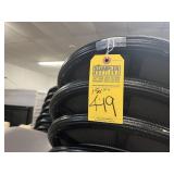 GRAY VINYL STACK CHAIRS