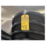 GRAY VINYL STACK CHAIRS