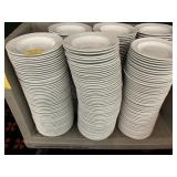 WHITE SALAD PLATES - 9