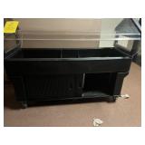 RESIN ROLLING COLD TABLE WITH SNEEZE GUARD