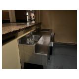 ICE BINS WITH SINKS & SPEEDRAILS (DATE PALM B)