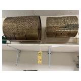 BRASS BINGO BALL ROLLING BINS