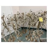 WROUGHT IRON CANDLE STANDS