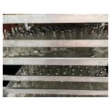 GLASS SALT & PEPPER SHAKERS