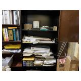 LOT DESK, FILE CABINETS & CONTENTS